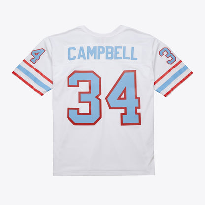 Mitchell & Ness Men's NFL White Jersey Oilers 1979 Earl Campbell Jerseys