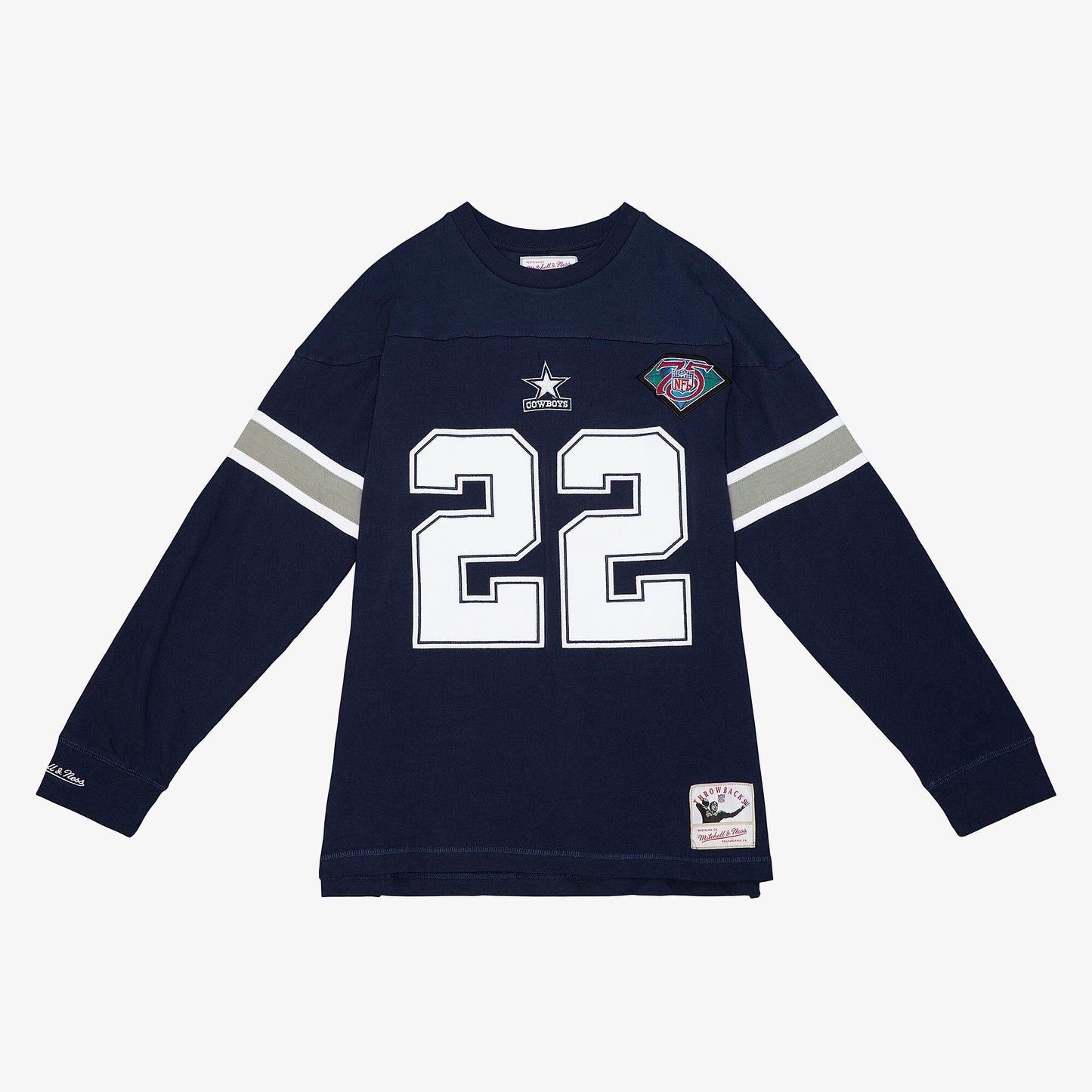 Mitchell & Ness Men's NFL N&N Ls Tee Cowboys 1994 Emmitt Smith