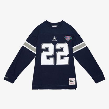 Mitchell & Ness Men's NFL N&N Ls Tee Cowboys 1994 Emmitt Smith