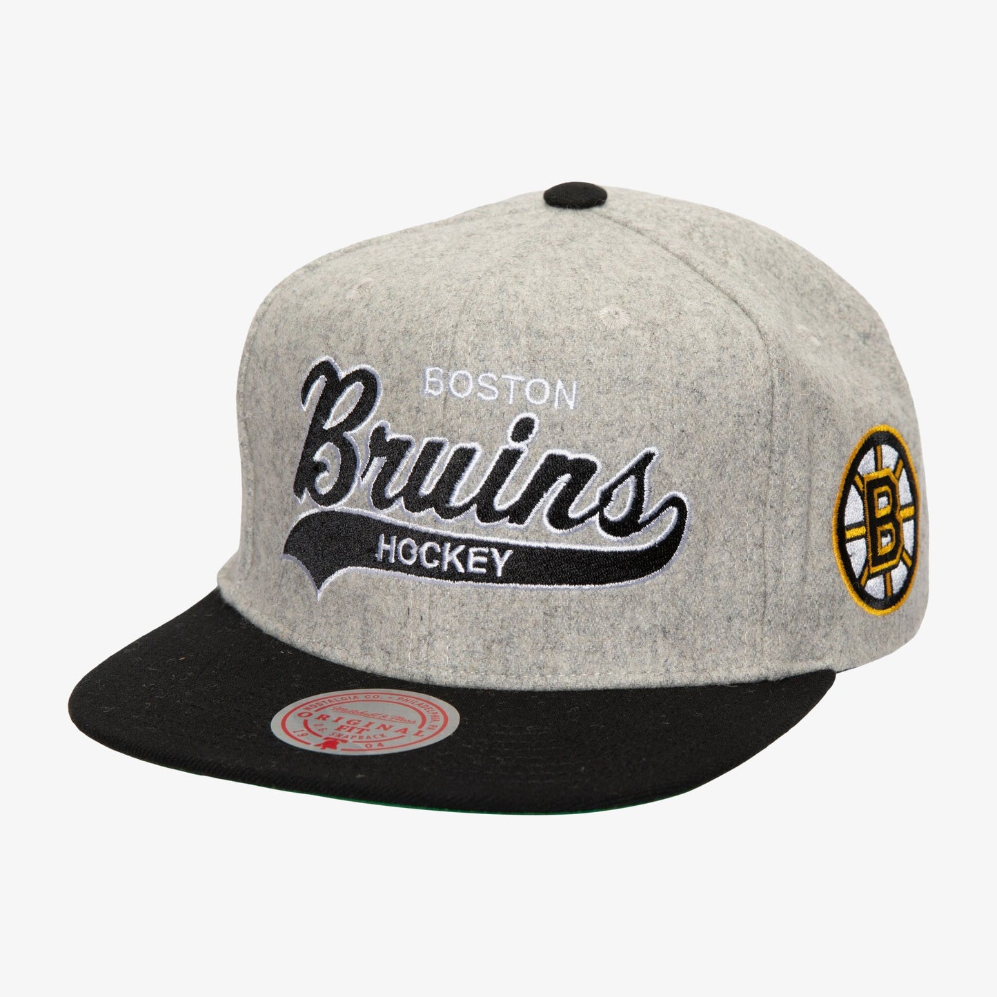 Men's Mitchell & Ness Nhl Tailsweep 2.0 Melton Snapback Bruins