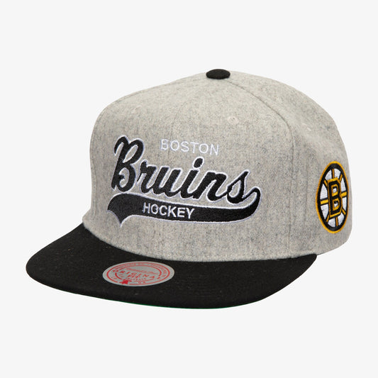 Men's Mitchell & Ness Nhl Tailsweep 2.0 Melton Snapback Bruins