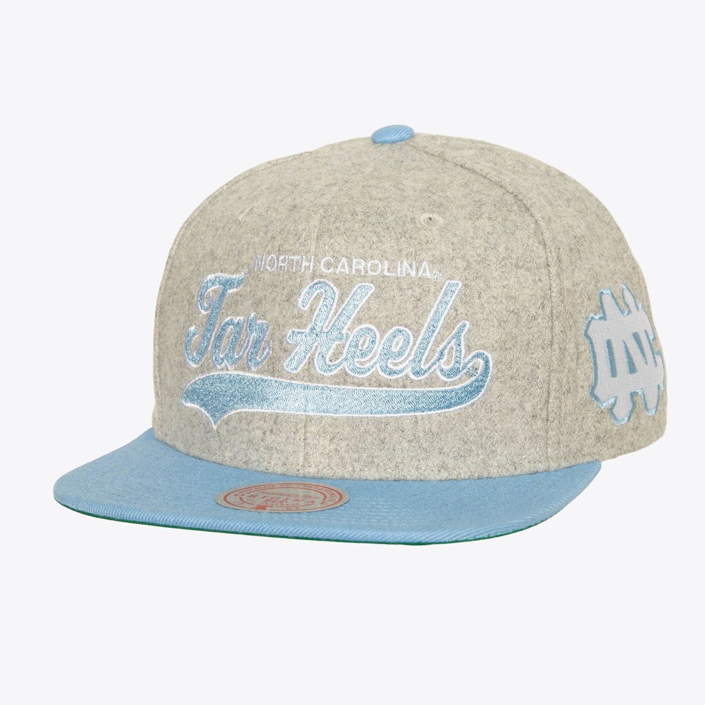Men's Mitchell & Ness Ncaa Tailsweep 2.0 Melton Snapback V North Carolina