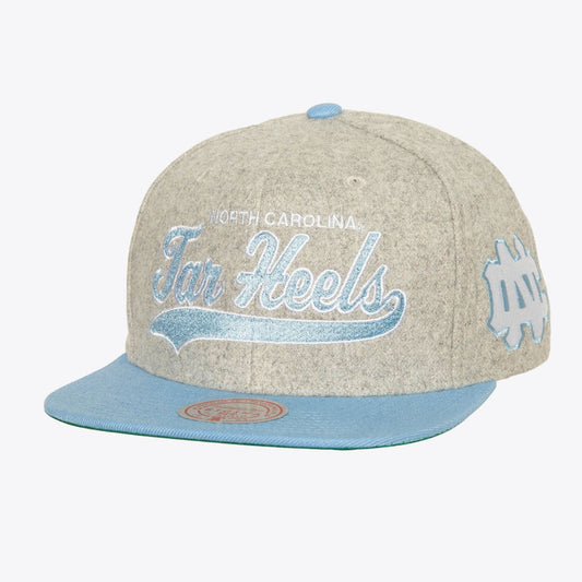Men's Mitchell & Ness Ncaa Tailsweep 2.0 Melton Snapback V North Carolina