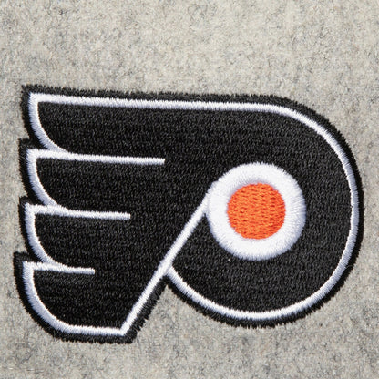 Mitchell & Ness Men's NHL Tailsweep 2.0 Melton Snapback Flyers Snapback Caps