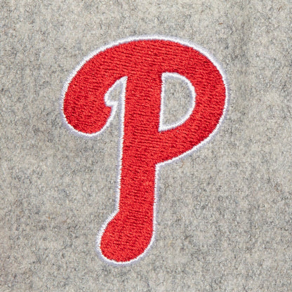 Mitchell & Ness Men's MLB Tailsweep 2.0 Melton Snapback Phillies Snapback Caps