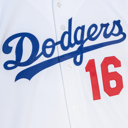 Mitchell & Ness Men's MLB White Jsy La Dodgers 1997 Nomo