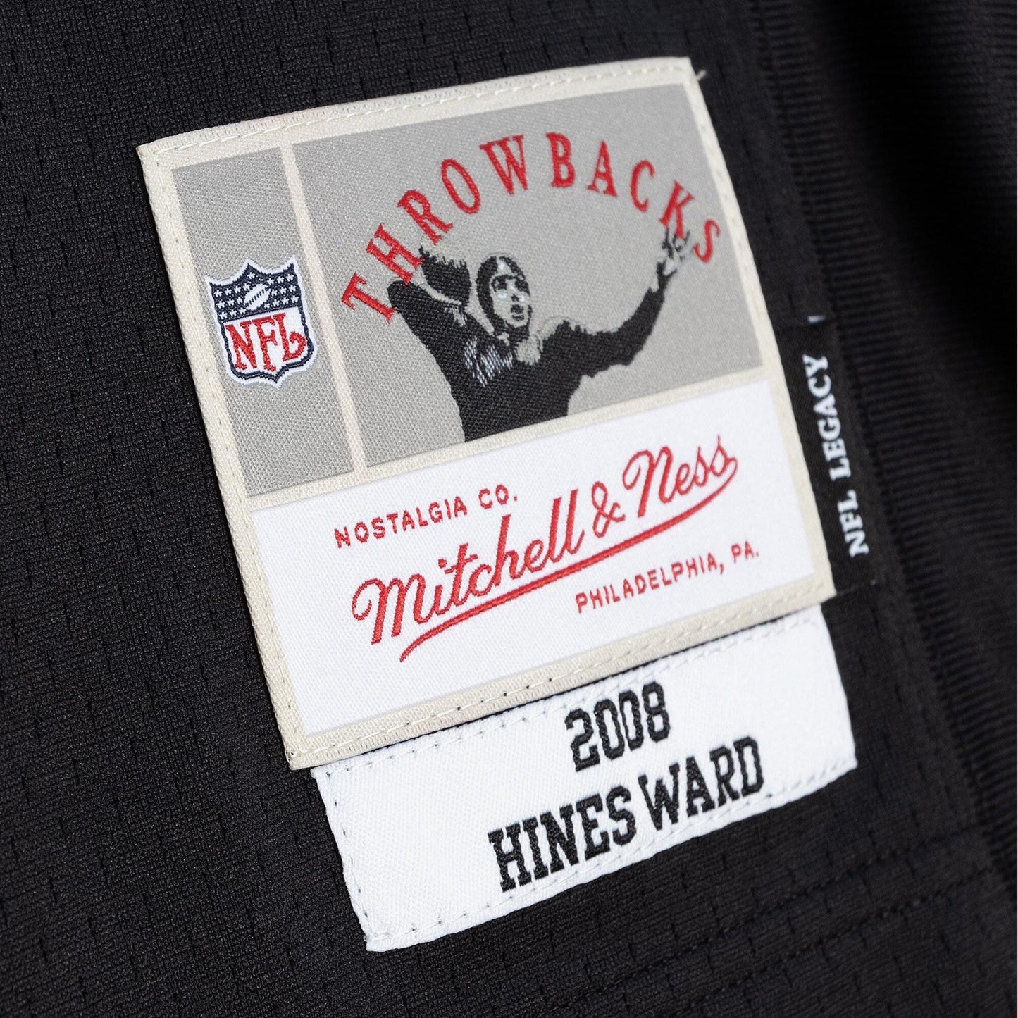 Men's Mitchell & Ness NFL Alternate Jersey Steelers 2008 Hines Ward