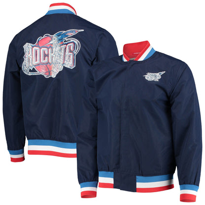 Mitchell & Ness Men's 75Th Anni Warm Up Jacket Rockets Jackets