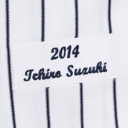 Mitchell & Ness Men's MLB White Home Jersey Yankees 2014 Ichiro Suzuki