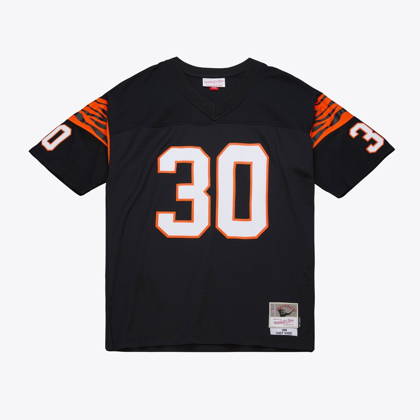 Mitchell & Ness Men's NFL Black Jersey Bengals 1988 Ickey Woods Jerseys