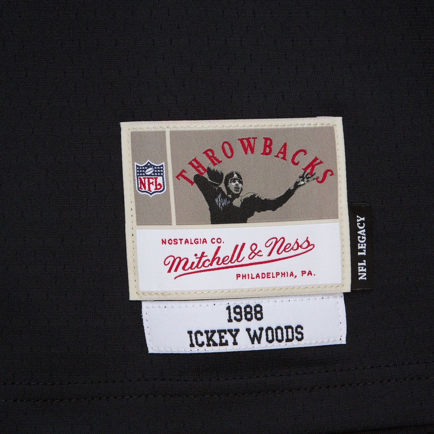 Mitchell & Ness Men's NFL Black Jersey Bengals 1988 Ickey Woods Jerseys