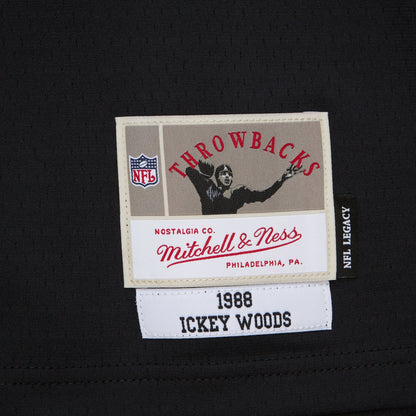 Mitchell & Ness Men's NFL Black Jersey Bengals 1988 Ickey Woods Jerseys