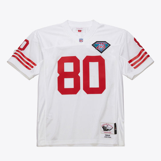 Mitchell & Ness Men's NFL White Jersey 49Ers 1994 Jerry Rice
