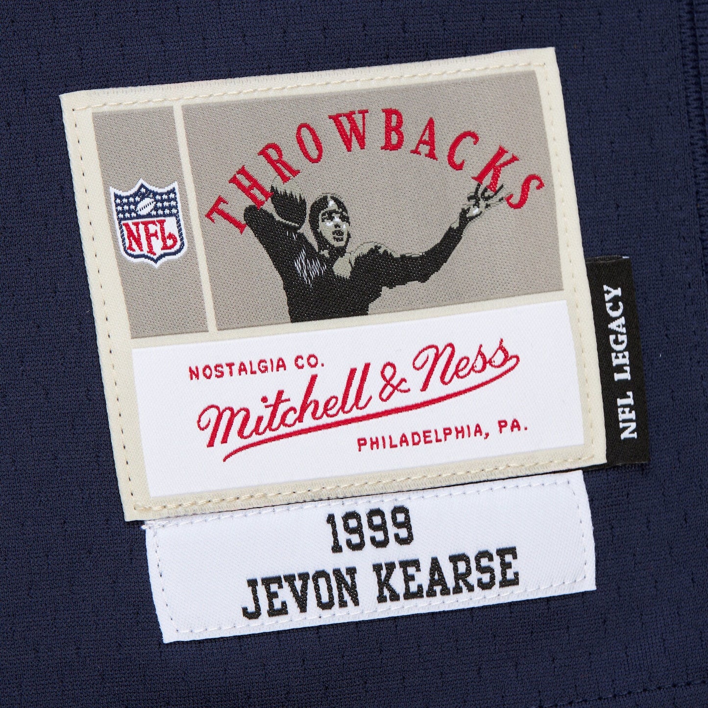 Men's Mitchell & Ness NFL Dark Jersey Titans 1999 Jevon Kearse