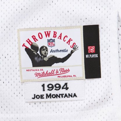 Mitchell & Ness Men's NFL White Jersey Chiefs 1994 Joe Montana