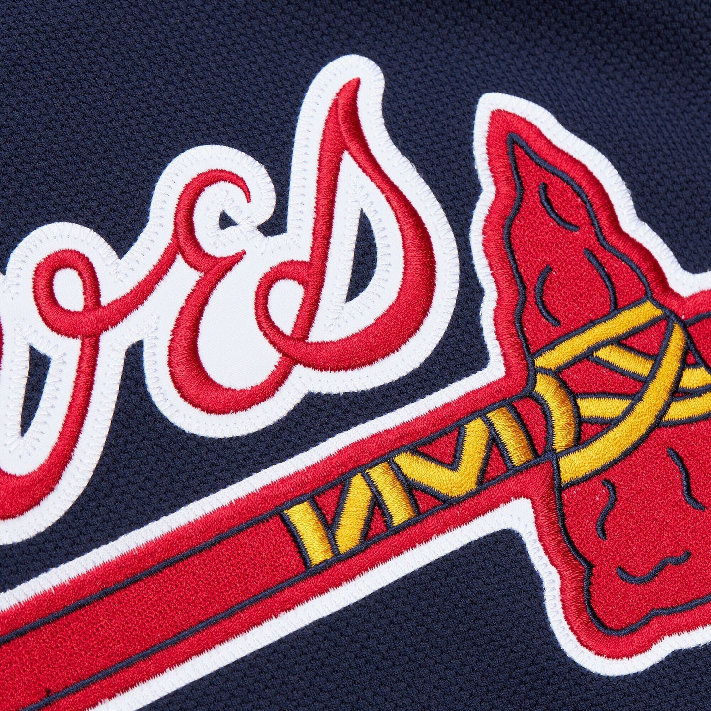 Men's Mitchell & Ness MLB Bp Jersey Braves 2003 John Smoltz