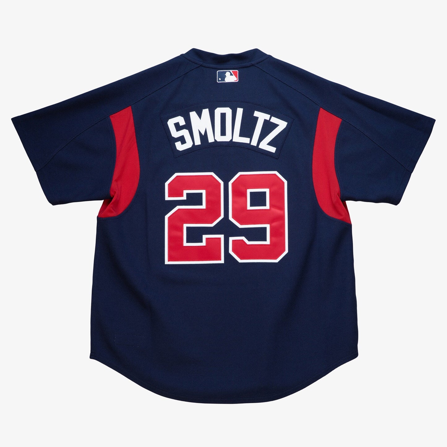 Men's Mitchell & Ness MLB Bp Jersey Braves 2003 John Smoltz