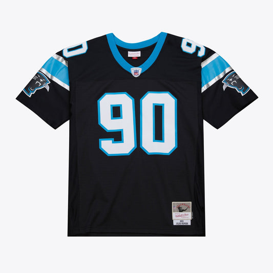Men's Mitchell & Ness NFL Dark Jersey Panthers 2003 Julius Peppers