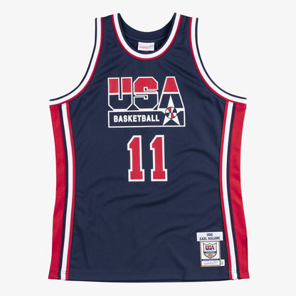 Mitchell & Ness Men's Authentic Jersey Team Usa 1992 Karl Malone