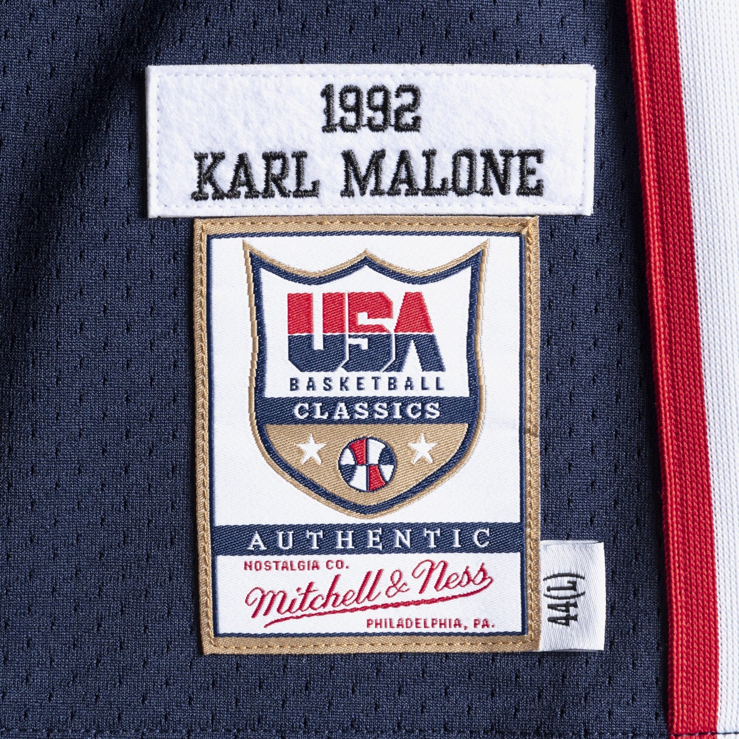 Mitchell & Ness Men's Authentic Jersey Team Usa 1992 Karl Malone
