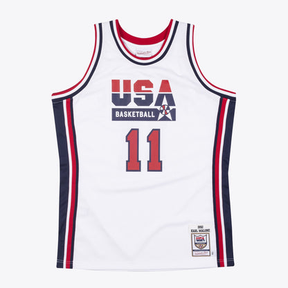Mitchell & Ness Men's NBA Authentic Jersey Usa 1992 Karl Malone Jerseys