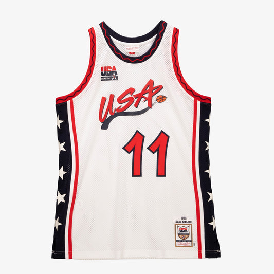 Mitchell & Ness Men's NBA Authentic Jersey Usa 1996 Karl Malone Jerseys