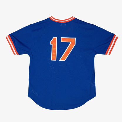 Mitchell & Ness Men's MLB Authentic Bp Jersey - Pullover Mets 1986 Keith Hernandez