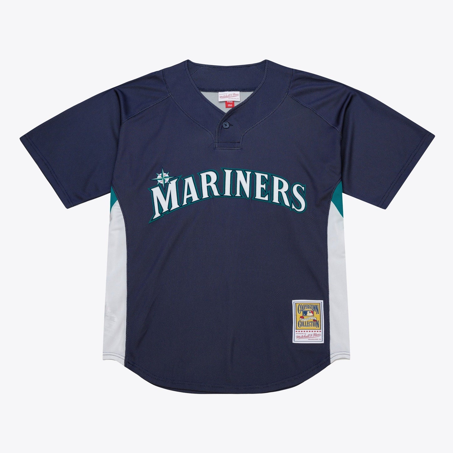 Men's Mitchell & Ness MLB Dark Bp Jersey Mariners 2010 Ken Griffey Jr