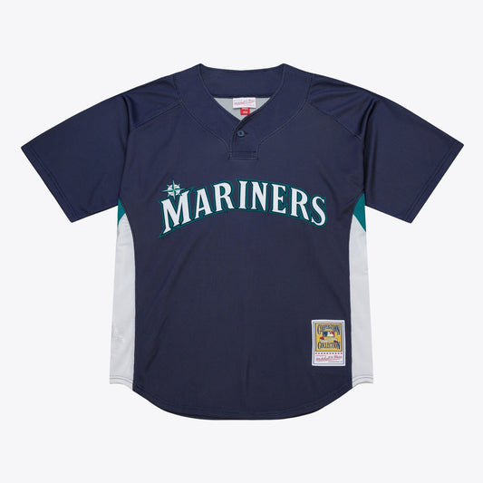 Mitchell & Ness Men's MLB Dark Bp Jersey Mariners 2010 Ken Griffey Jr Jerseys
