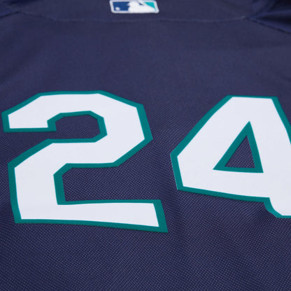 Mitchell & Ness Men's MLB Dark Bp Jersey Mariners 2010 Ken Griffey Jr Jerseys