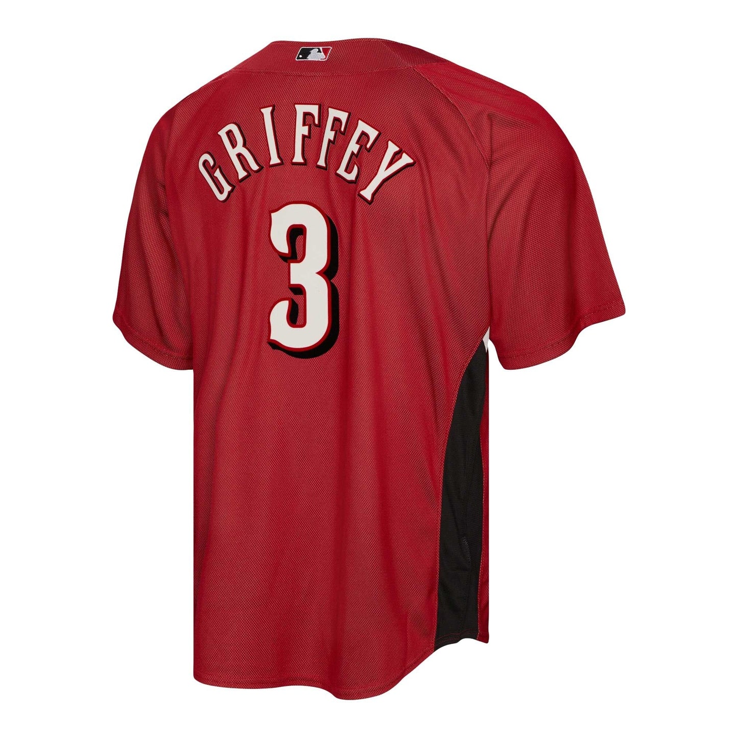 Mitchell & Ness Men's MLB Authentic Bp Pullover Jersey Reds 2007 Ken Griffey Jr Jerseys