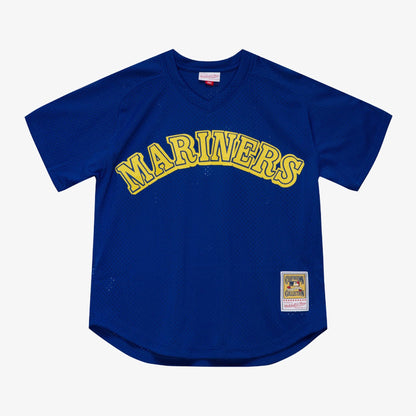 Mitchell & Ness Men's MLB Authentic Bp Jersey - Pullover Mariners 1991 Ken Griffey Jr