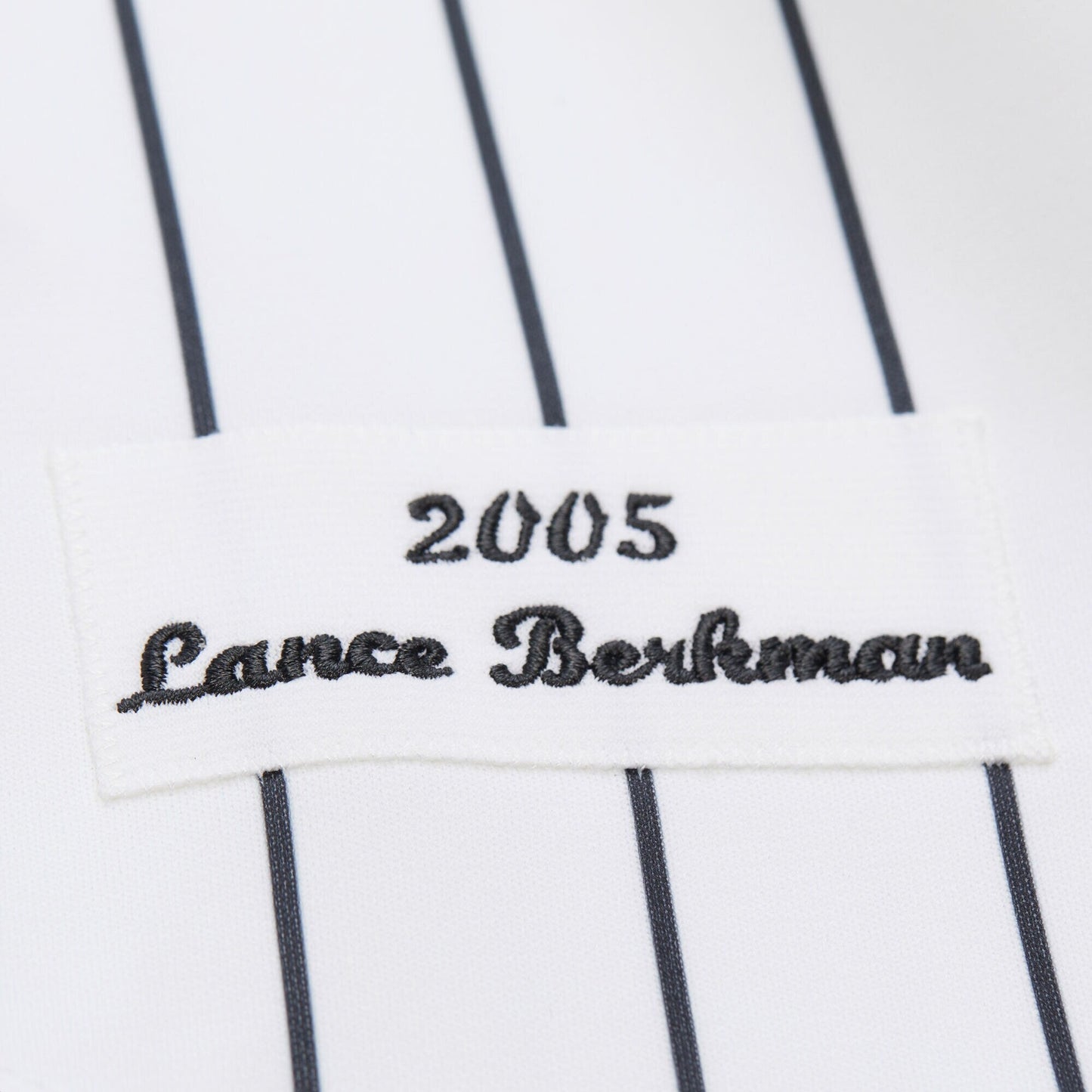 Mitchell & Ness Men's MLB Pinstripe Jersey Astros 2005 Lance Berkman