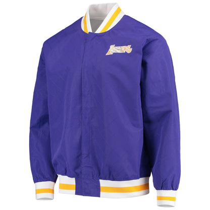 Mitchell & Ness Men's 75Th Anni Warm Up Jacket Lakers Jackets