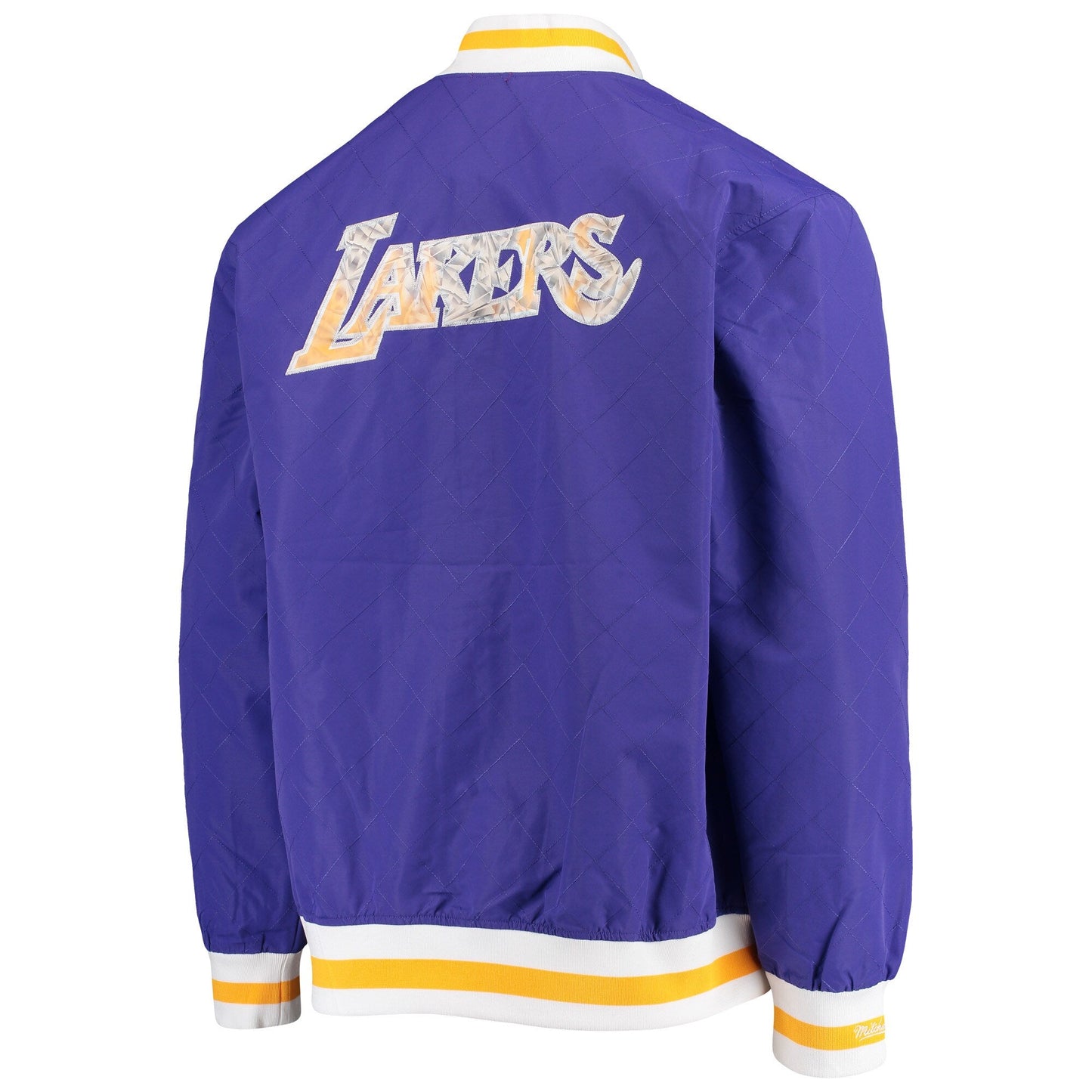 Mitchell & Ness Men's 75Th Anni Warm Up Jacket Lakers Jackets