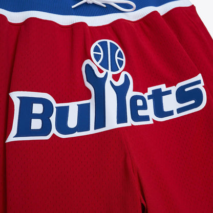 Mitchell & Ness Men's NBA Just Don Hardwood Classics Shorts Bullets 1993