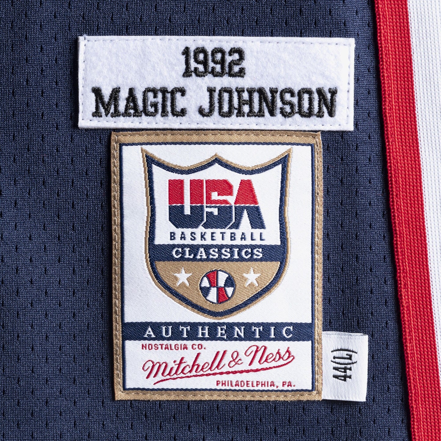 Mitchell & Ness Men's Authentic Jersey Team Usa 1992 Magic Johnson