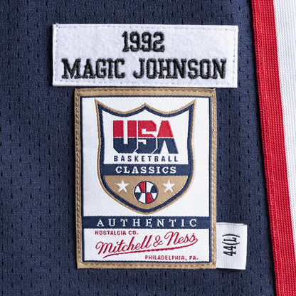 Mitchell & Ness Men's Authentic Jersey Team Usa 1992 Magic Johnson