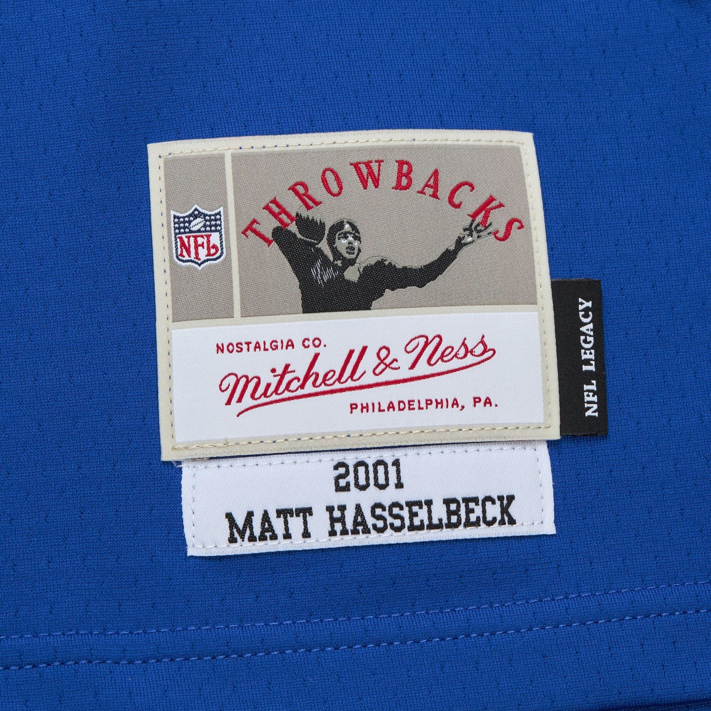 Men's Mitchell & Ness NFL Dark Jersey Seahawks 2001 Matt Hasselbeck