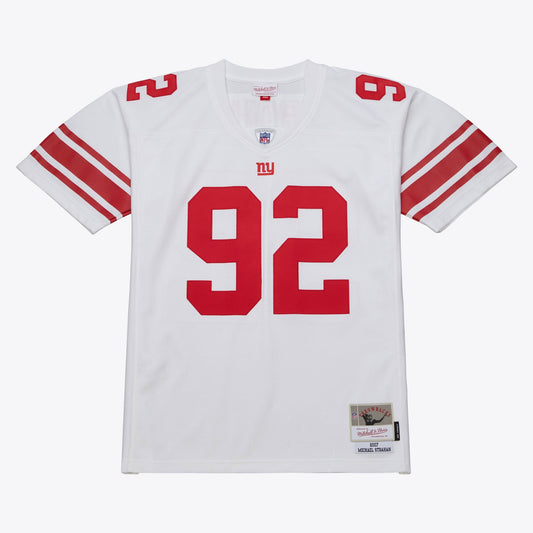 Mitchell & Ness Men's NFL White Jersey Giants 2007 Michael Strahan
