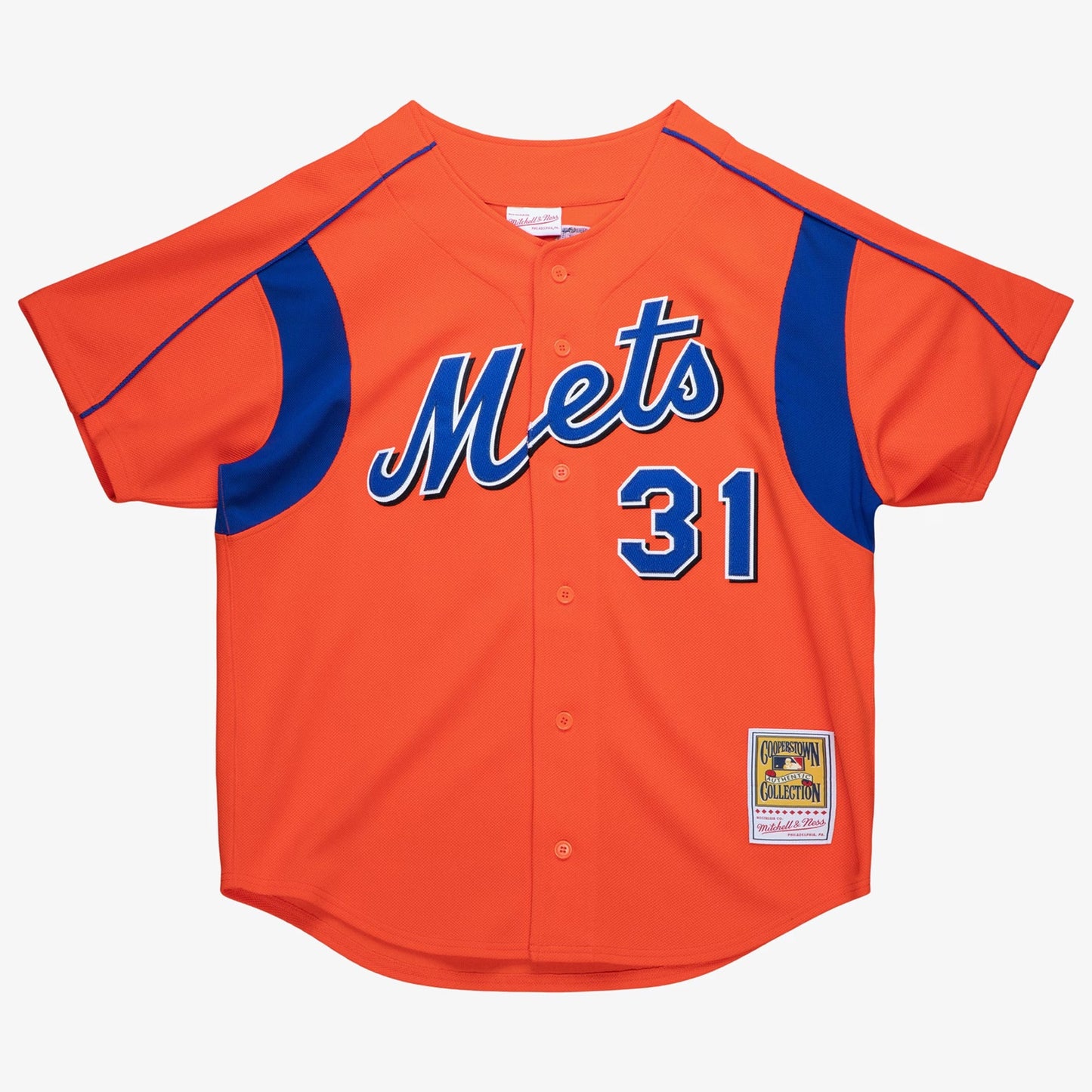 Mitchell & Ness Men's MLB Authentic Bp Mets 2004 Mike Piazza