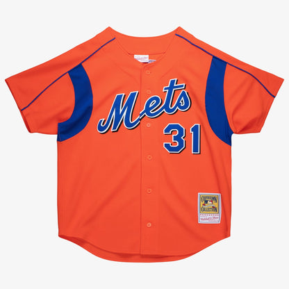 Mitchell & Ness Men's MLB Authentic Bp Mets 2004 Mike Piazza