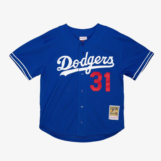 Mitchell & Ness Men's MLB Authentic Bp Jersey - Button Front Dodgers 1997 Mike Piazza