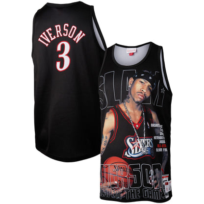Mitchell & Ness Men's Slam Sublimated Tank 76Ers Allen Iverson Tank Tops