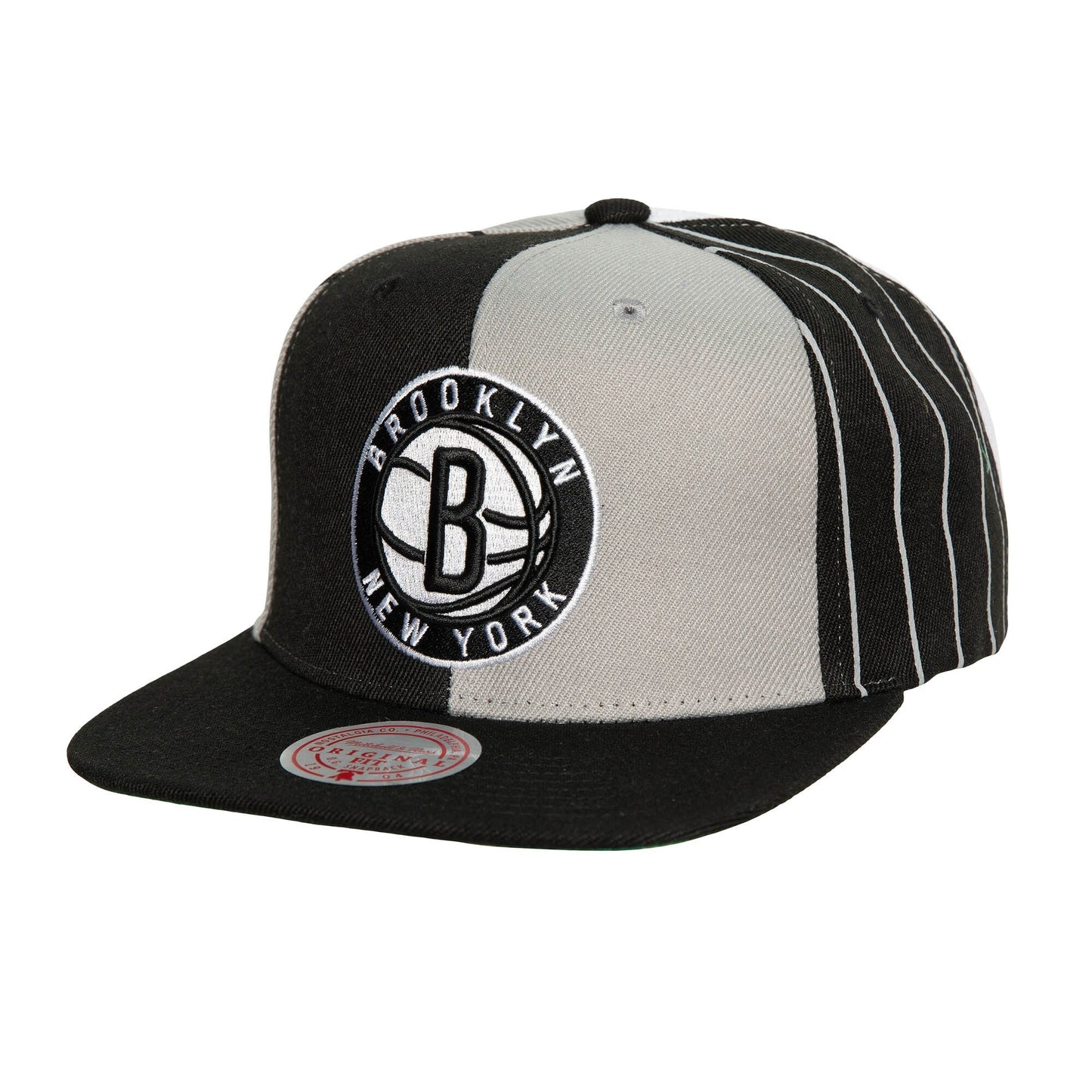 Mitchell & Ness Men's NBA What The Pinstripe Nets Hats