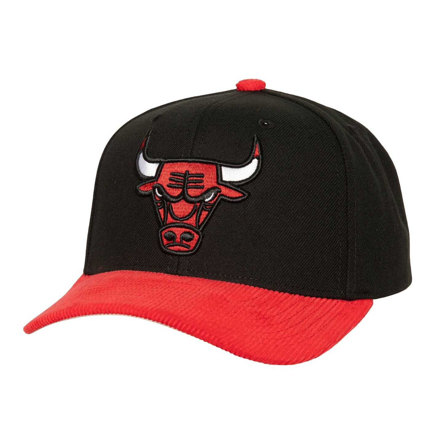 Men's Mitchell & Ness NBA Cord Pro Snapback Bulls - Black