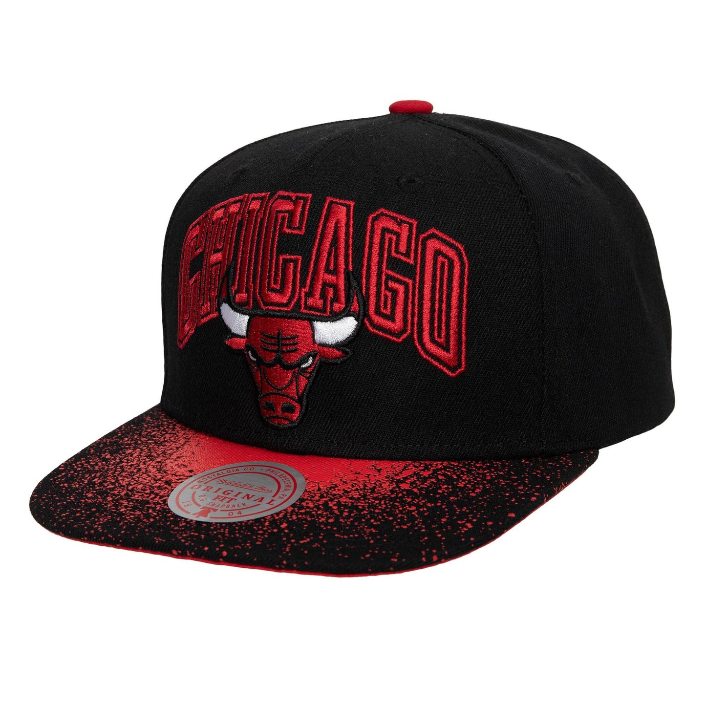 Men's Mitchell & Ness NBA Re-Take Snapback Bulls - Black