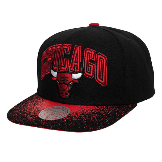 Men's Mitchell & Ness NBA Re-Take Snapback Bulls - Black