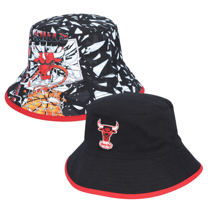 Mitchell & Ness Men's NBA Shattered Big Face Bucket Hwc Bulls Hats