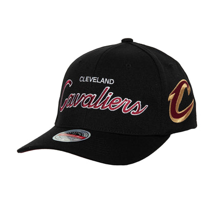Mitchell & Ness Men's NBA Team Script 2.0 Stretch Snapback Cavaliers